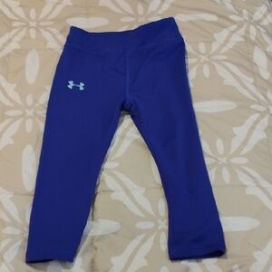 Under Armour Kids Blue Leggings 2 T